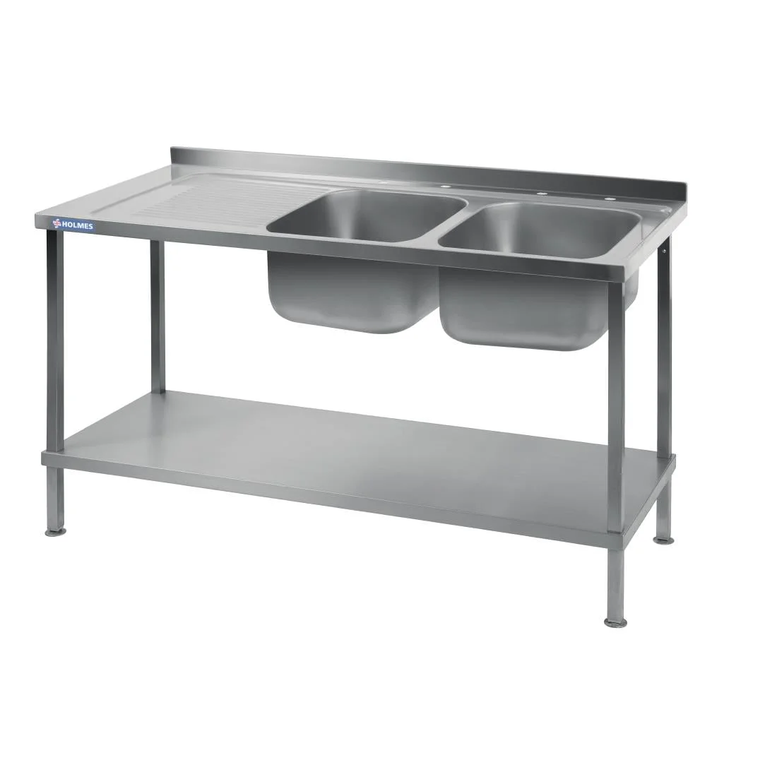 Holmes Fully Assembled Stainless Steel Sink Left Hand Drainer 1800mm - Image 4