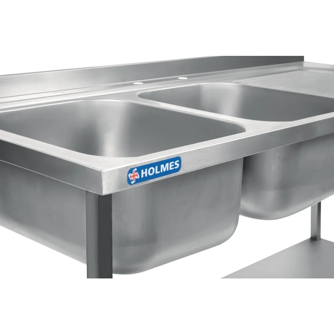 Holmes Fully Assembled Stainless Steel Sink Right Hand Drainer 1800mm - Image 6