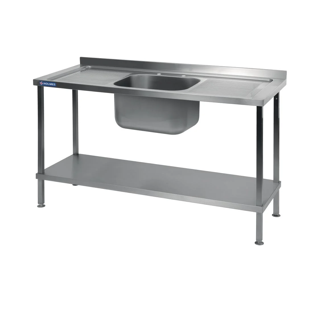 Vogue Stainless Steel Sink Double Drainer 1800mm - Image 4