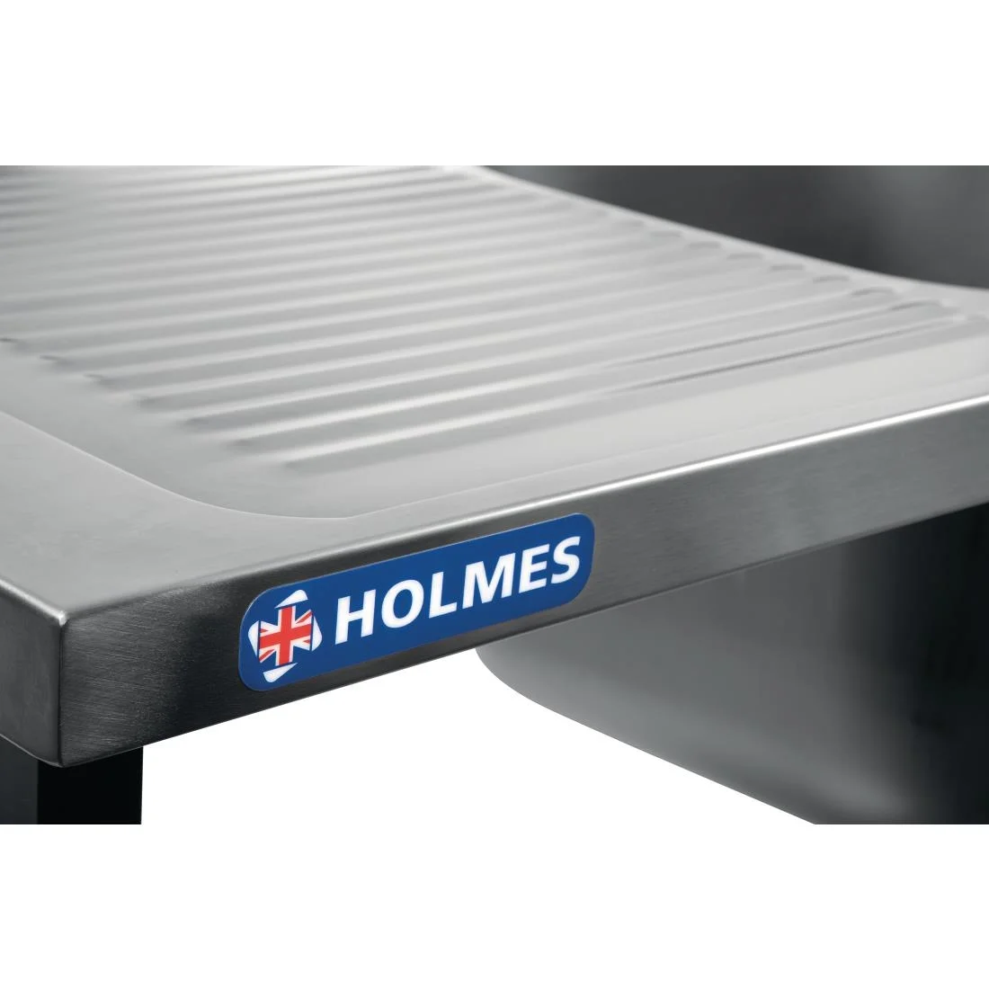 Vogue Stainless Steel Sink Double Drainer 1800mm - Image 6