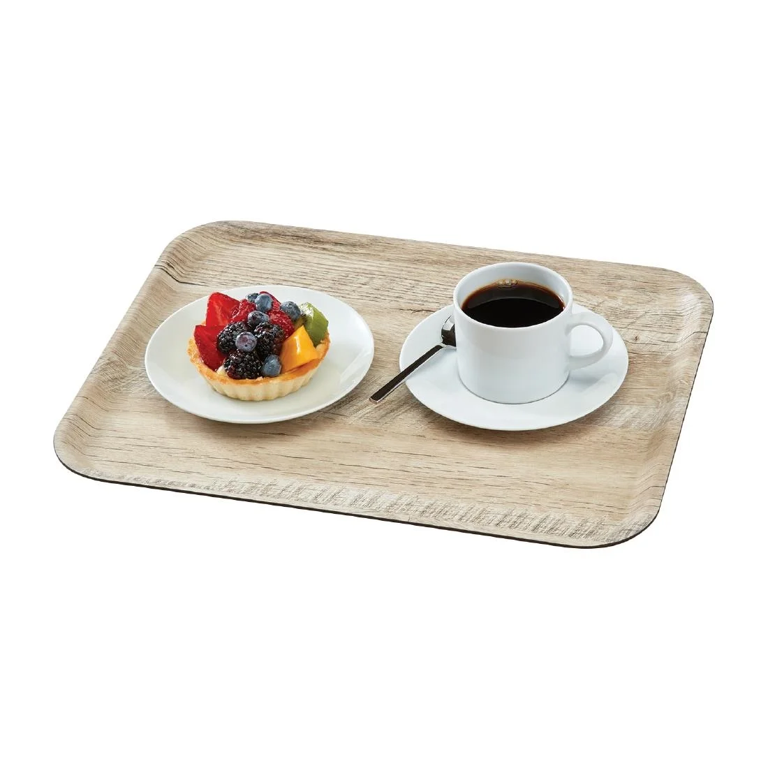 Cambro Madeira Tray Light Oak 430mm - Image 3