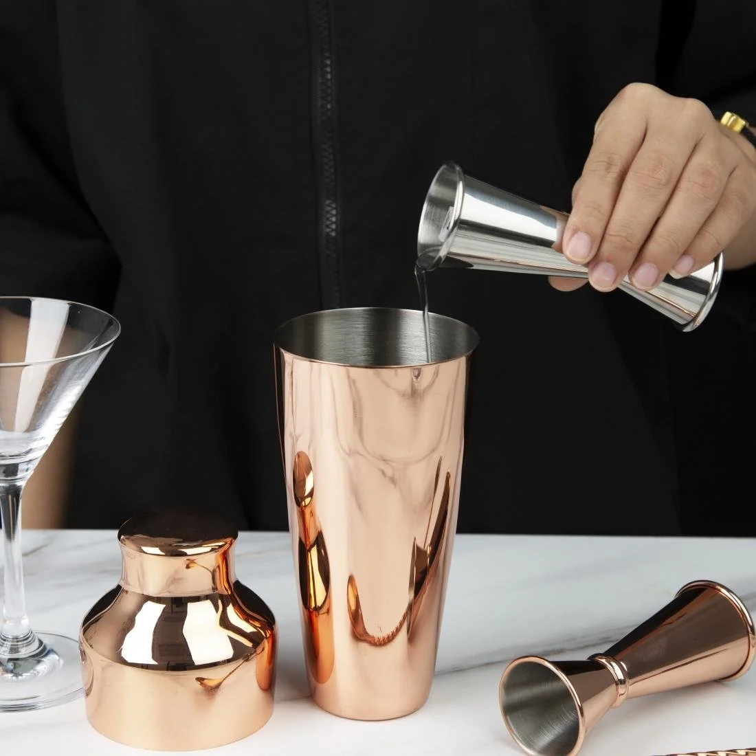 Olympia Banded Jigger Chrome 25ml/50ml - Image 6