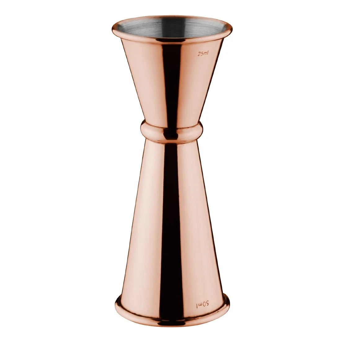 Olympia Banded Jigger Copper 25ml/50ml - Image 2