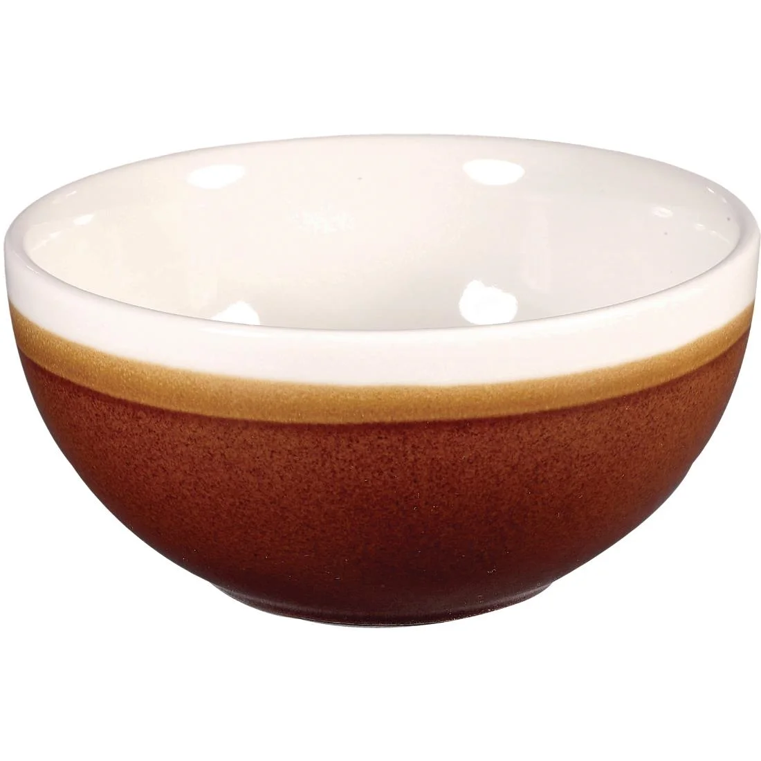 Churchill Monochrome Soup Bowl Cinnamon Brown 455ml
