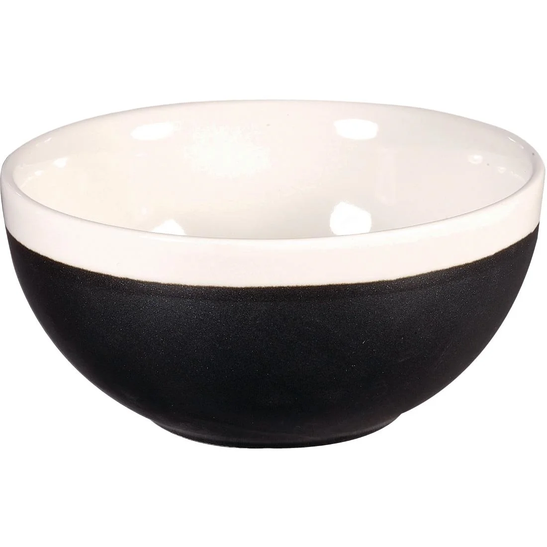 Churchill Monochrome Soup Bowl Onyx Black 455ml
