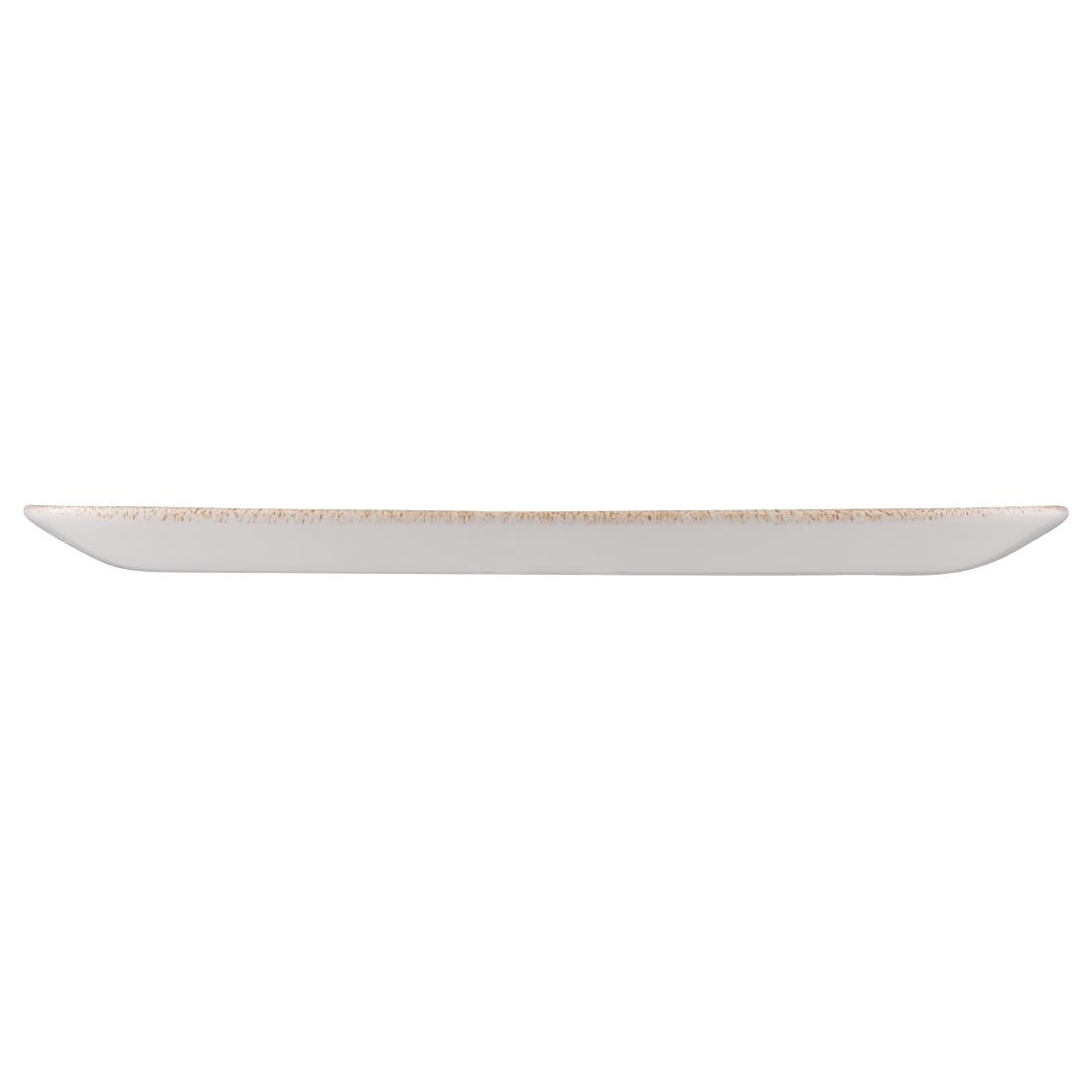 Churchill Studio Prints Raku Rectangular Plate Garnet Orange 298mm