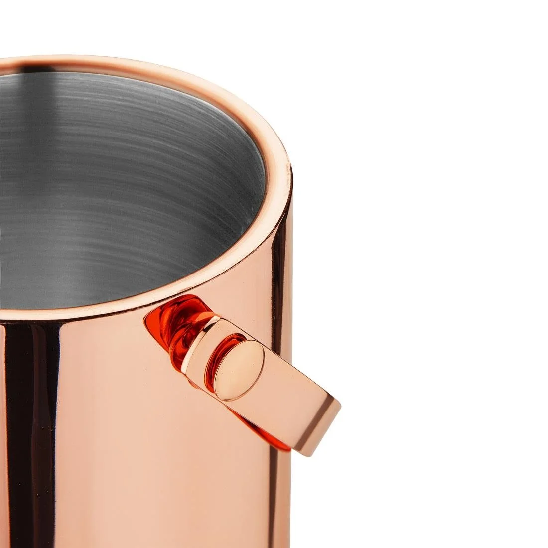 Olympia Double Walled Ice Bucket with Lid 1Ltr Copper - Image 4