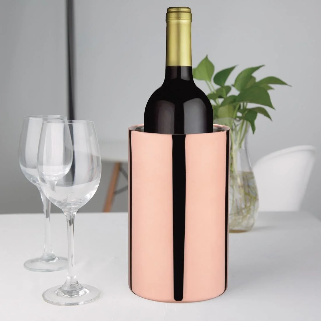 Olympia Copper Plated Wine Cooler - Image 5
