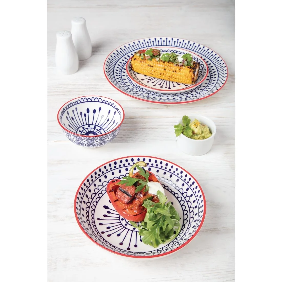 Olympia Whiteware Salt Shakers 90mm - Image 4