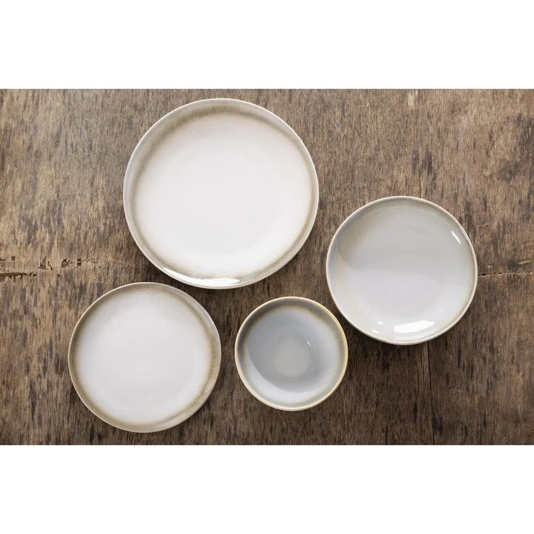 Olympia Birch Coupe Plates Taupe 270mm (6 Pack) - Image 5