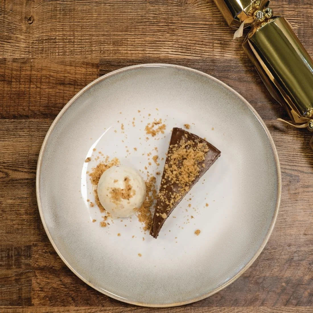 Olympia Birch Coupe Plates Taupe 205mm (6 Pack) - Image 7