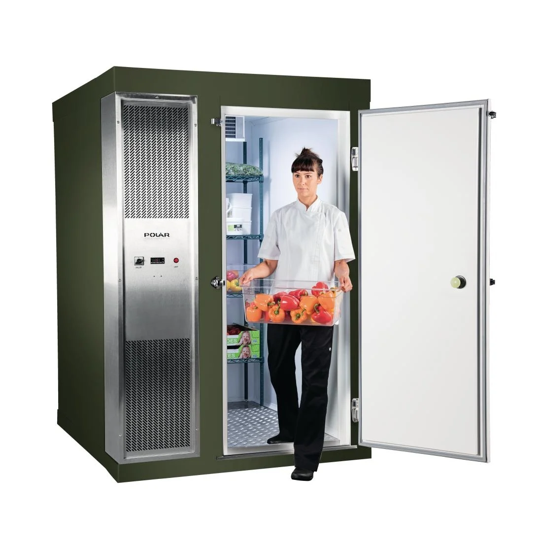 Polar U-Series Integral Walk In Freezer Room Green - Image 6