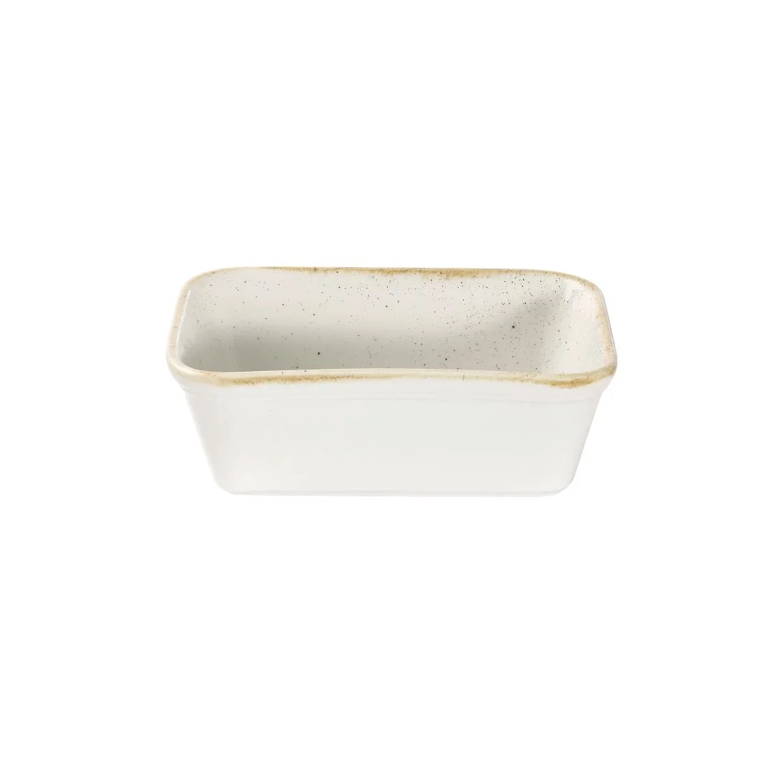 Churchill Stonecast Deep Rectangular Dishes Barley White 160mm (12 Pack) - Image 3