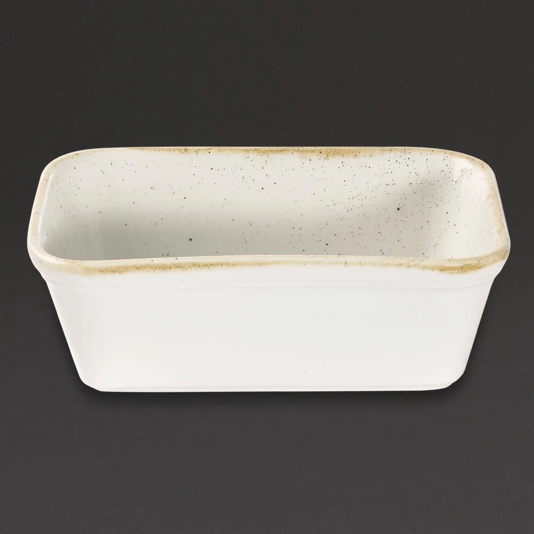 Churchill Stonecast Deep Rectangular Dishes Barley White 160mm (12 Pack) - Image 4
