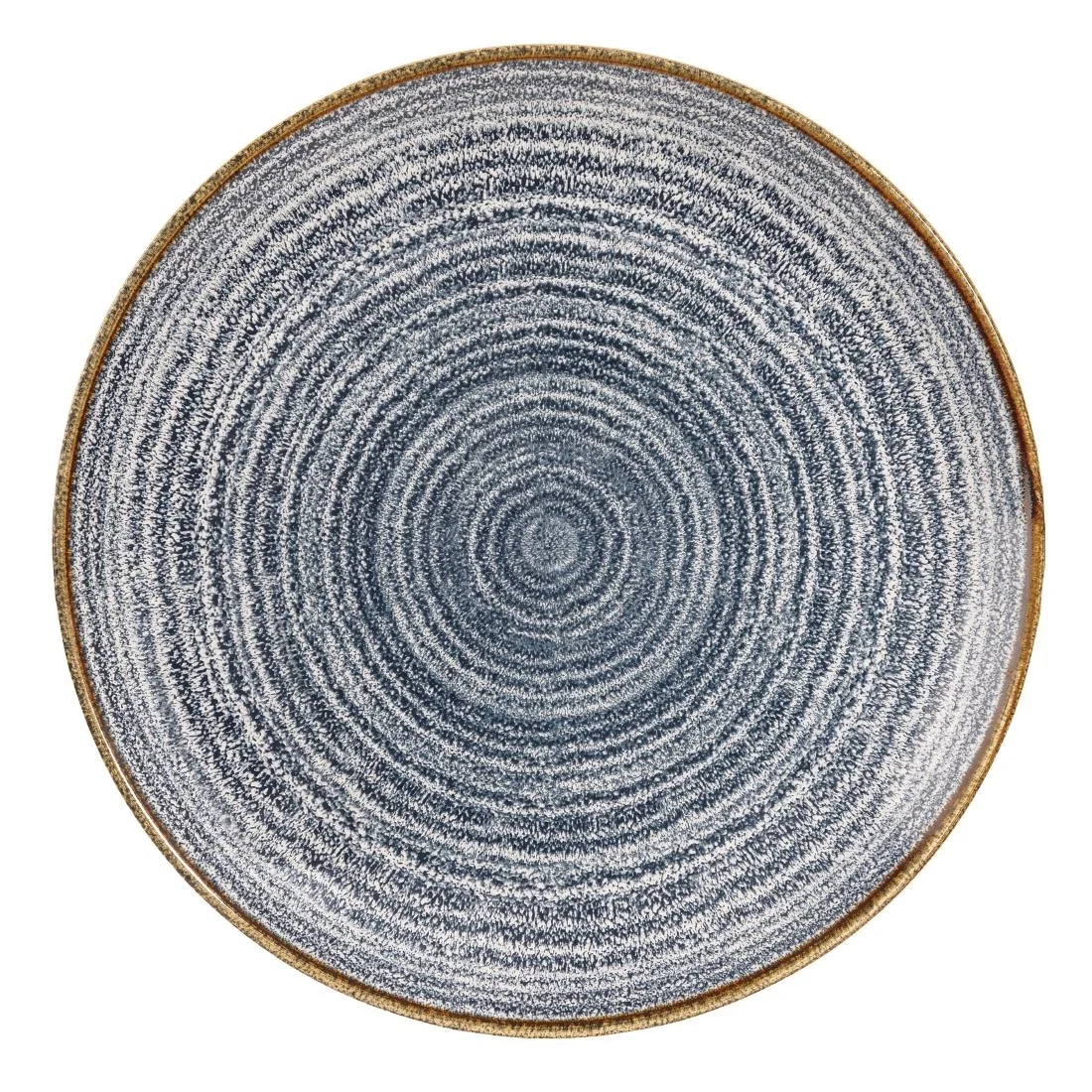 Churchill Studio Prints Homespun Coupe Plates Slate Blue 288mm (12 Pack)