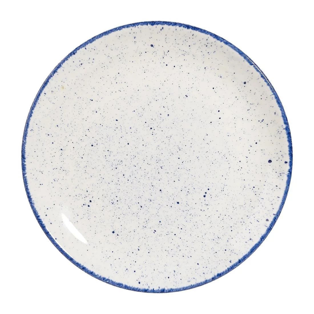 Churchill Stonecast Hints Coupe Plates Indigo Blue 217mm (12 Pack)