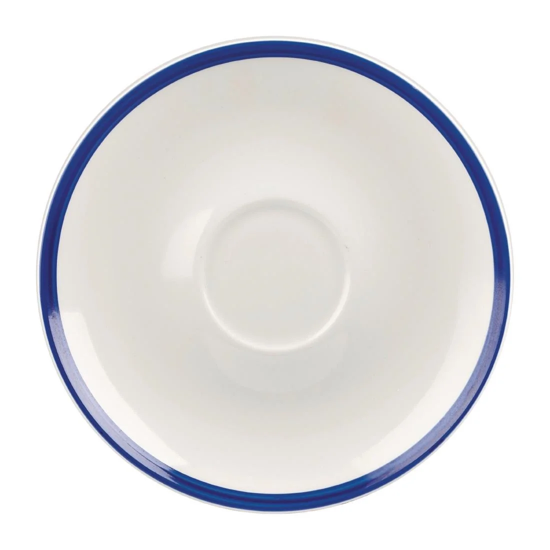 Churchill Retro Blue Coupe Saucers 160mm (24 Pack)