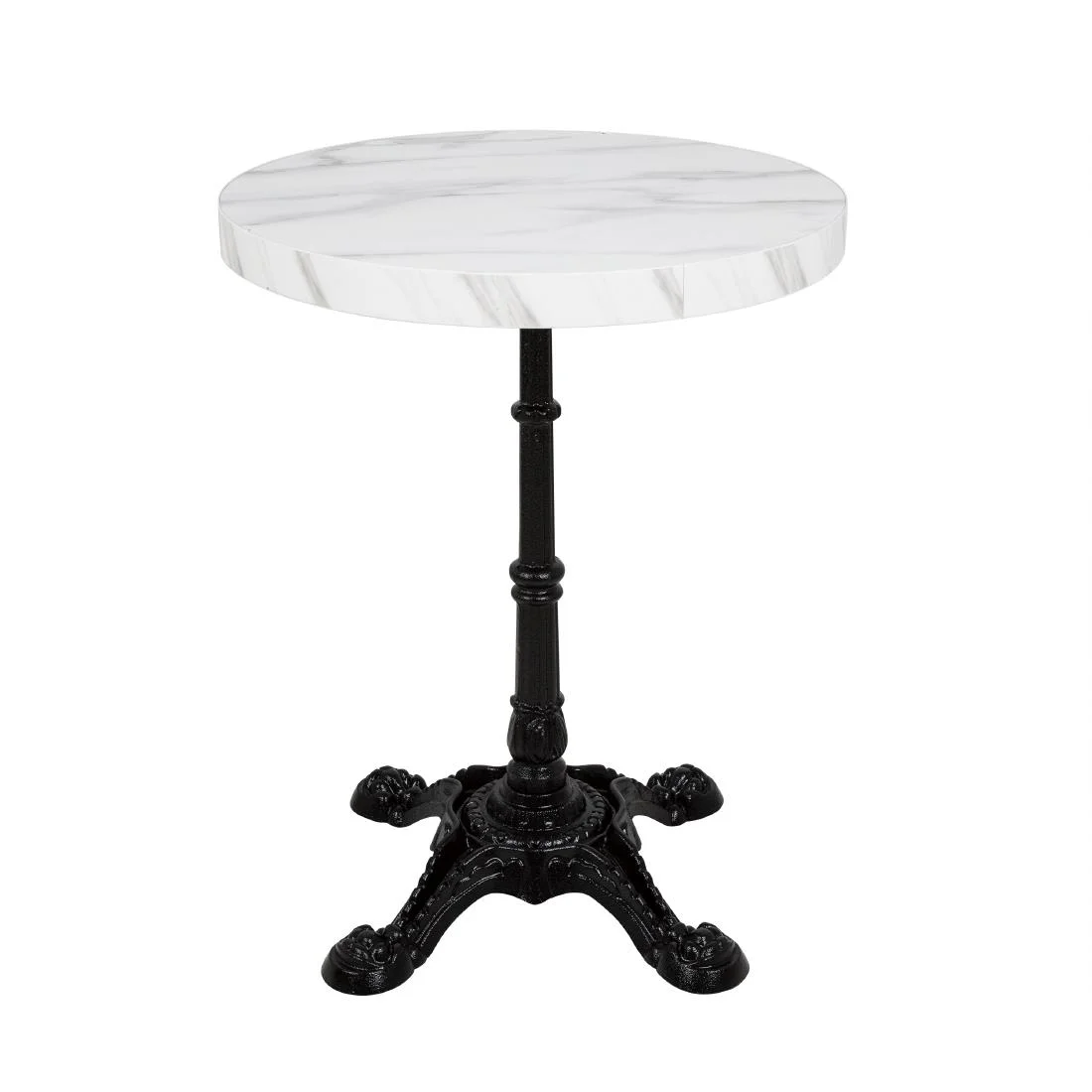 Bolero Pre-drilled Round Table Top Marble Effect 600mm - Image 3