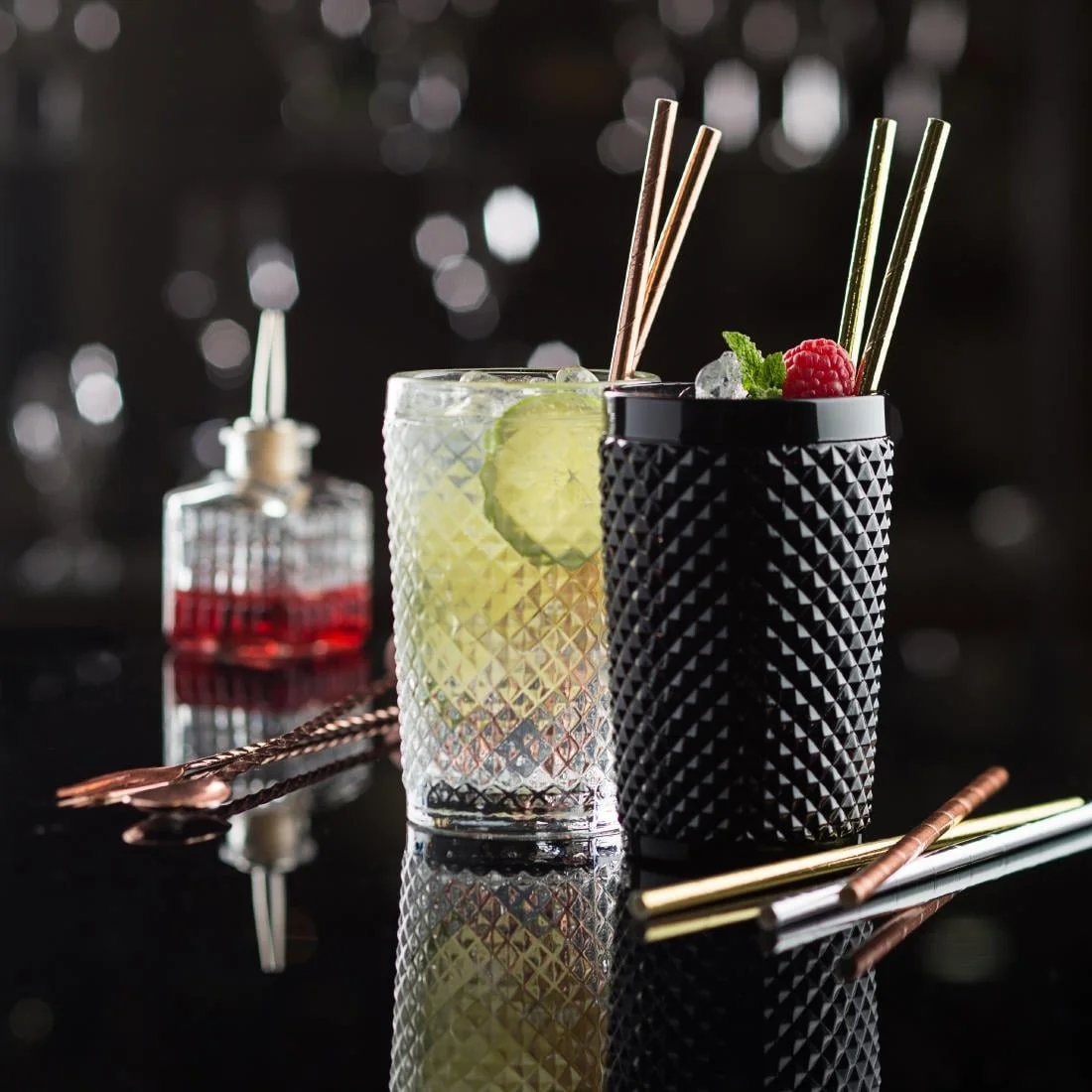 Utopia Biodegradable Paper Straws Copper (Pack of 250) - Image 2