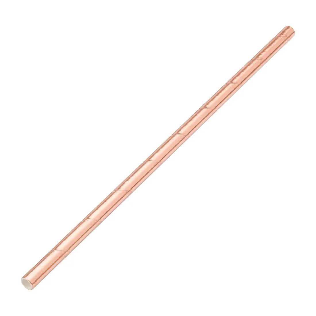 Utopia Biodegradable Paper Straws Copper (Pack of 250)