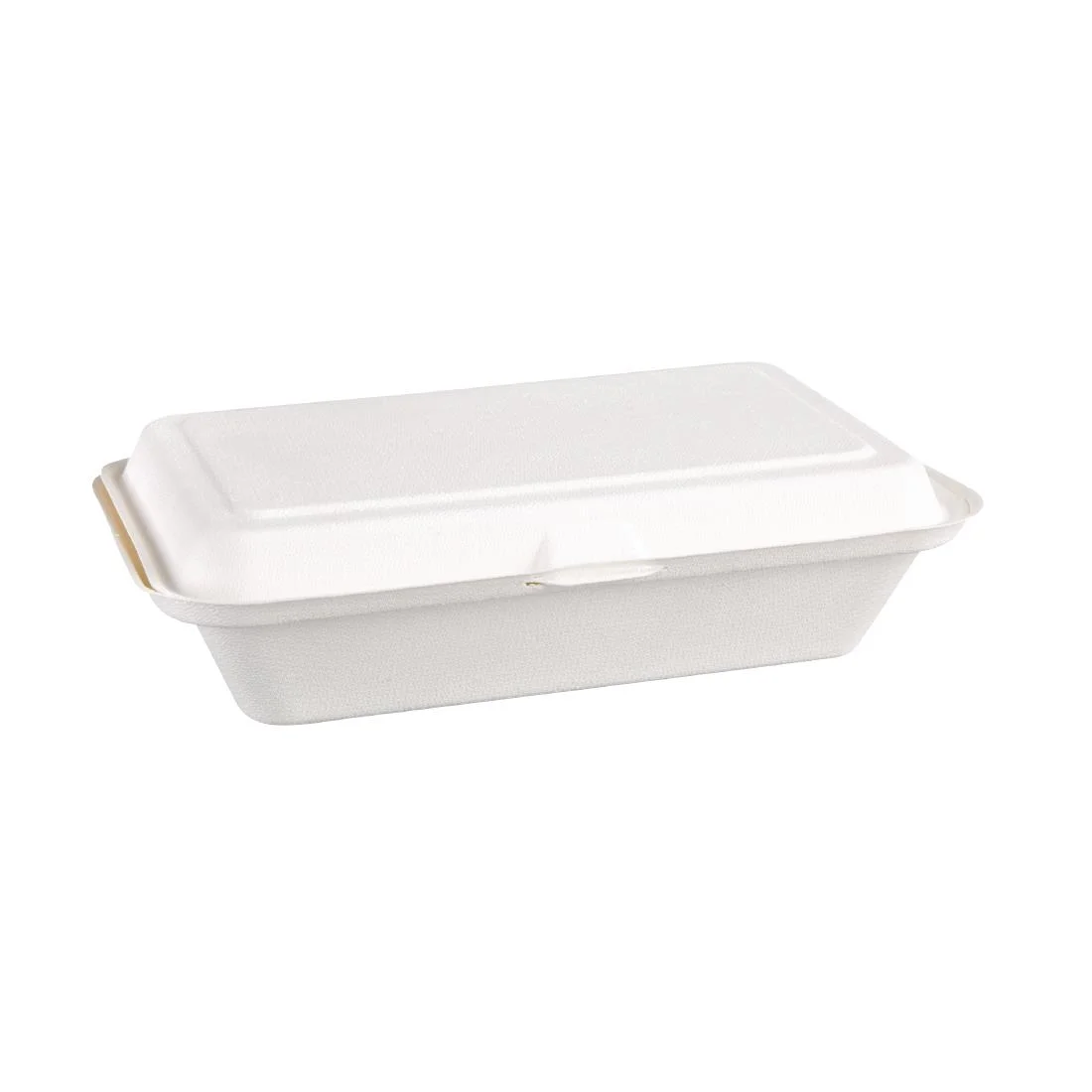 Fiesta Compostable Bagasse Hinged Food Containers 248mm - Image 2