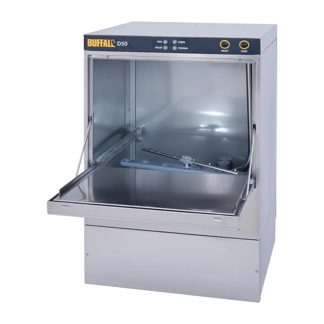 Buffalo Undercounter Dishwasher with Drain Pump 500m x 500mm Baskets - Image 2