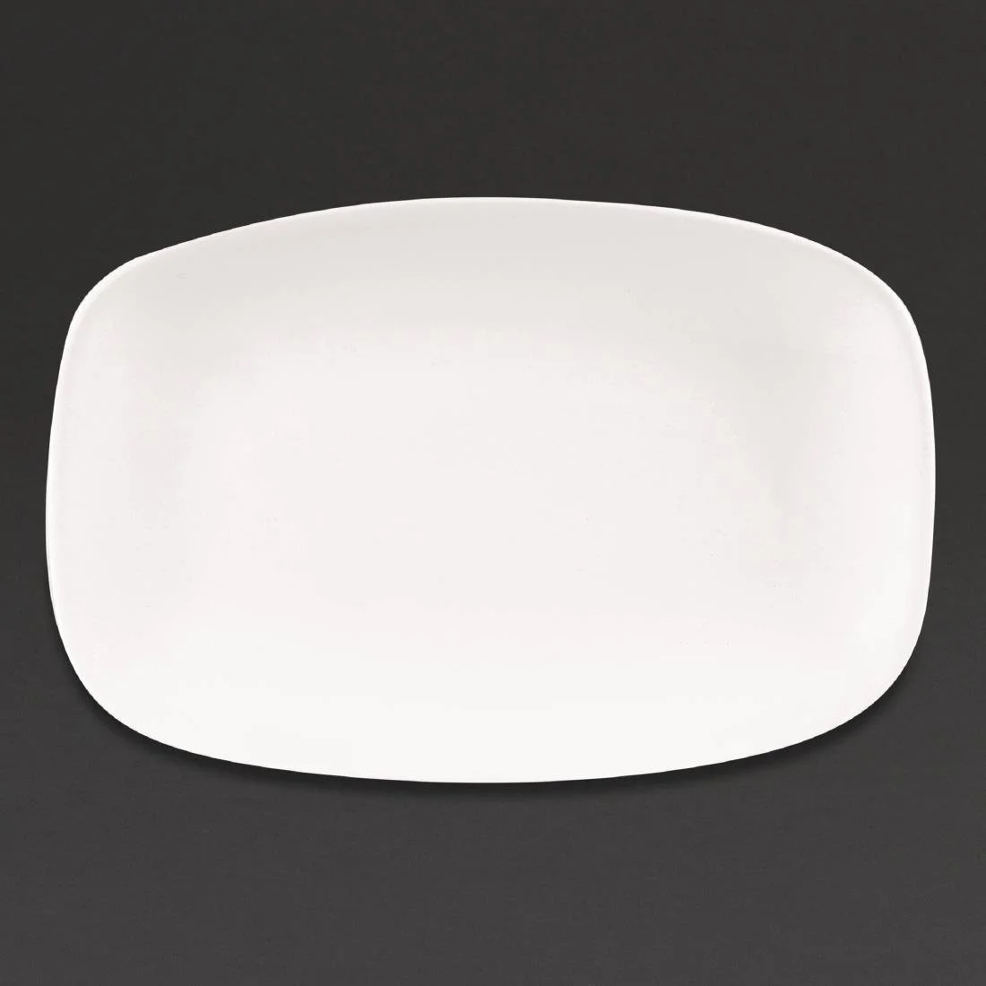 Churchill X Squared Oblong Plates White 157 x 237mm (12 Pack) - Image 1