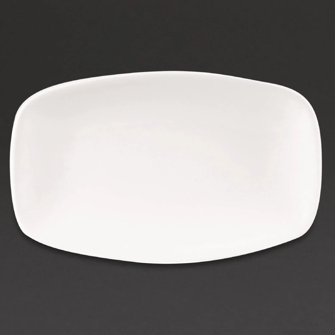 Churchill X Squared Oblong Plates White 121 x 200mm (12 Pack) - Image 1