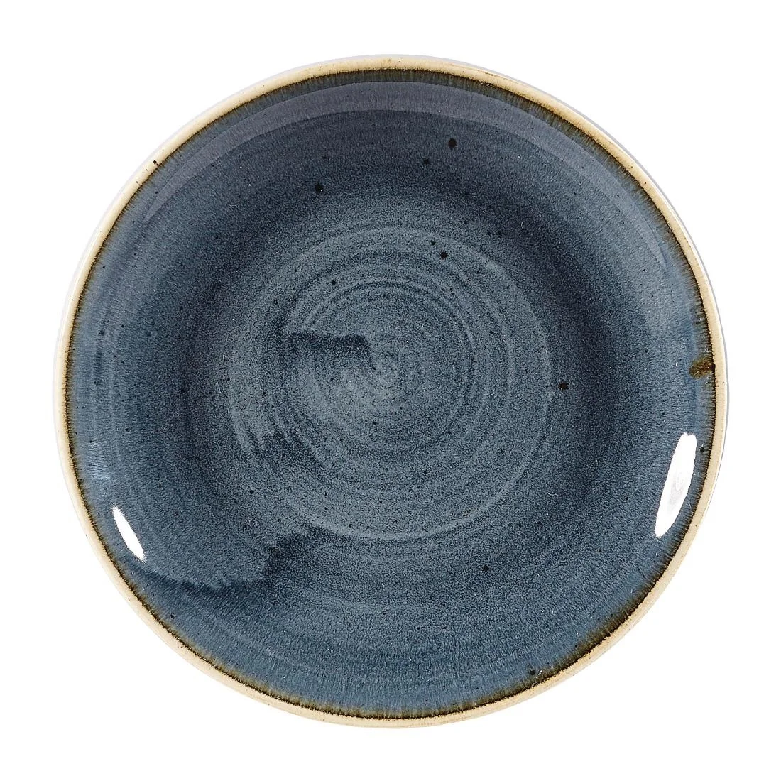 Churchill Stonecast Coupe Plates Blueberry 165mm (12 Pack)