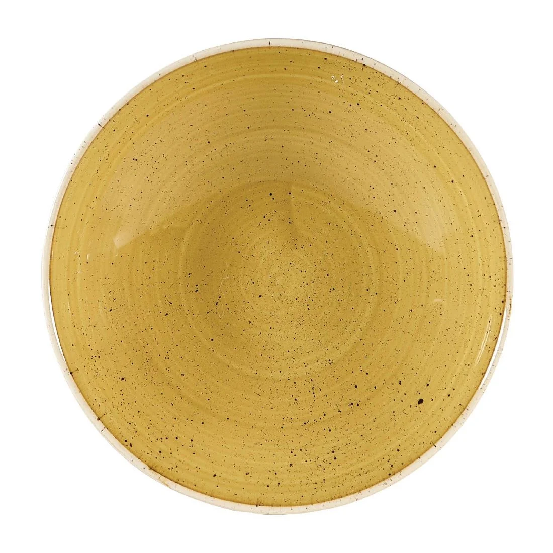 Churchill Stonecast Coupe Bowls Mustard Seed Yellow 182mm (12 Pack)