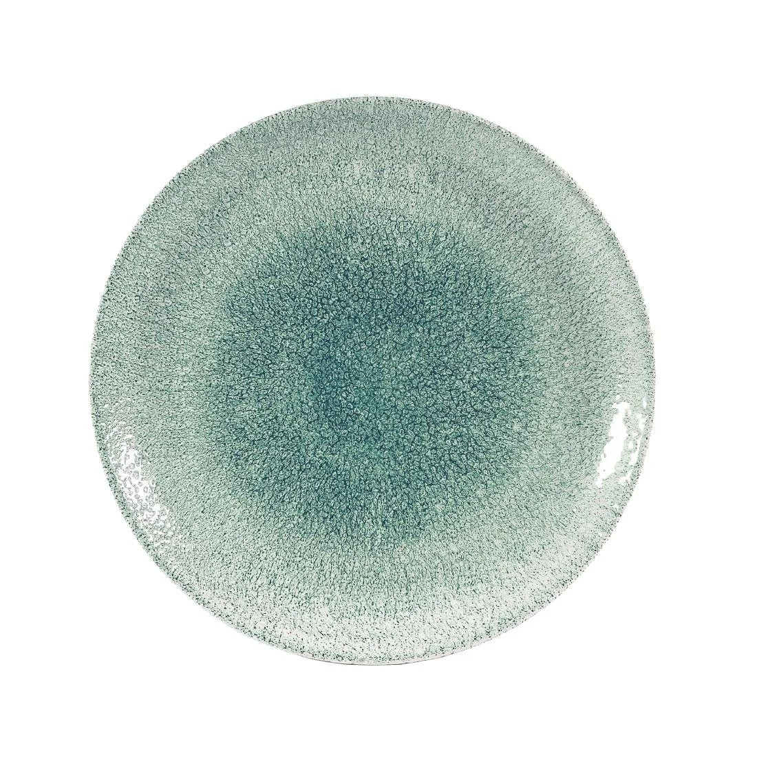 Churchill Studio Prints Raku Coupe Plates Jade Green 288mm (12 Pack)