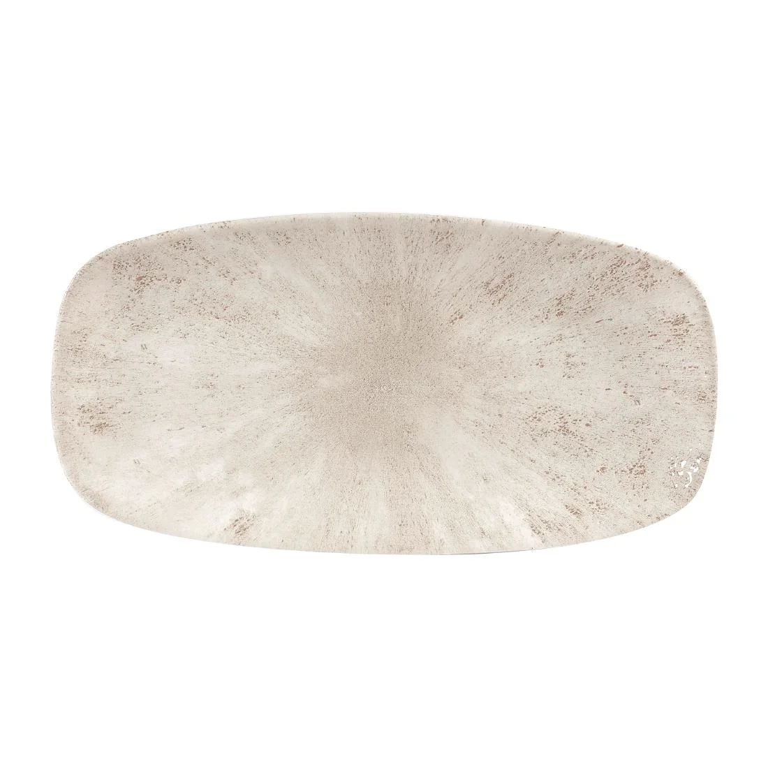 Churchill Studio Prints Stone Rectangular Plates Agate Grey 153 x 298mm (12 Pack)