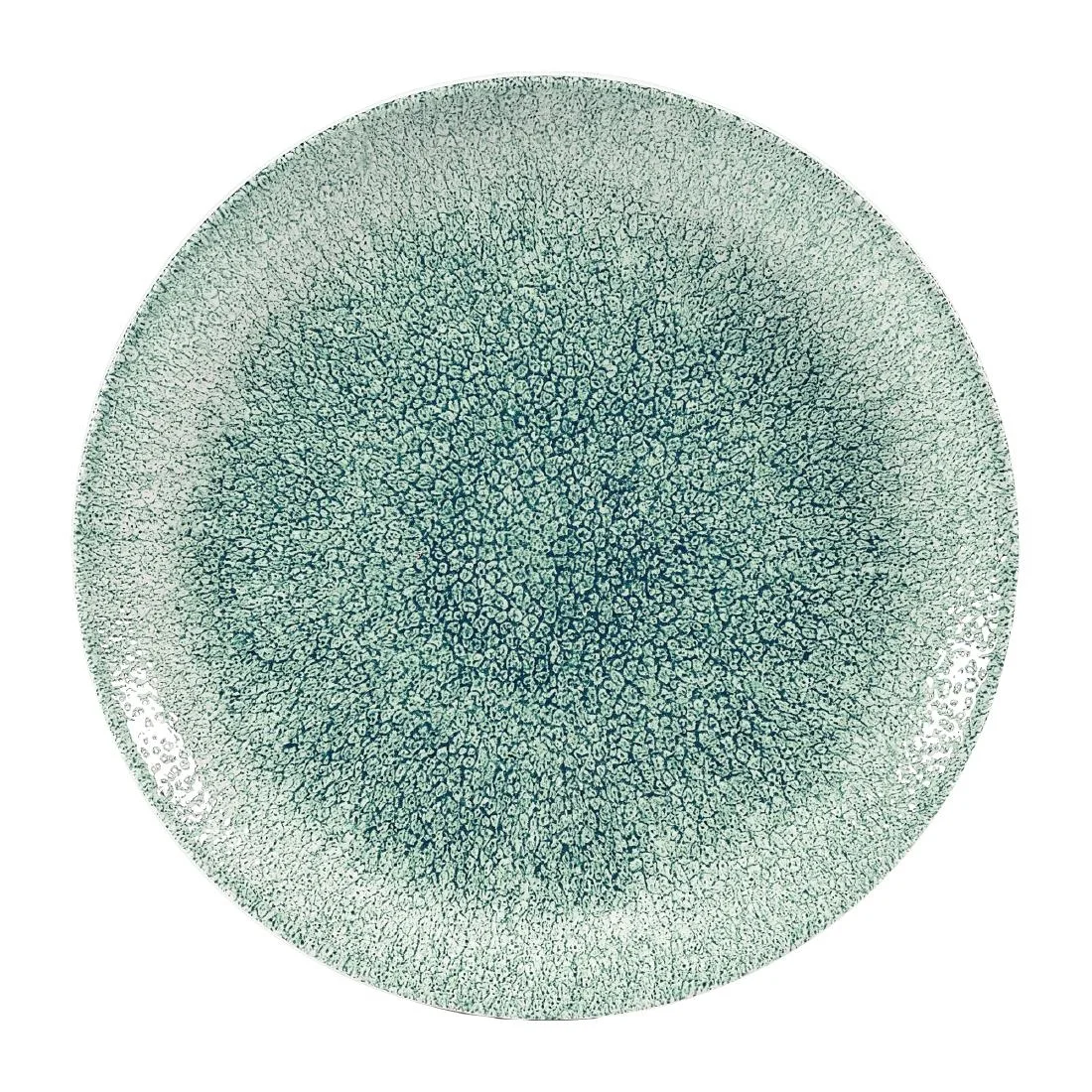 Churchill Studio Prints Raku Coupe Plates Jade Green 165mm (12 Pack)