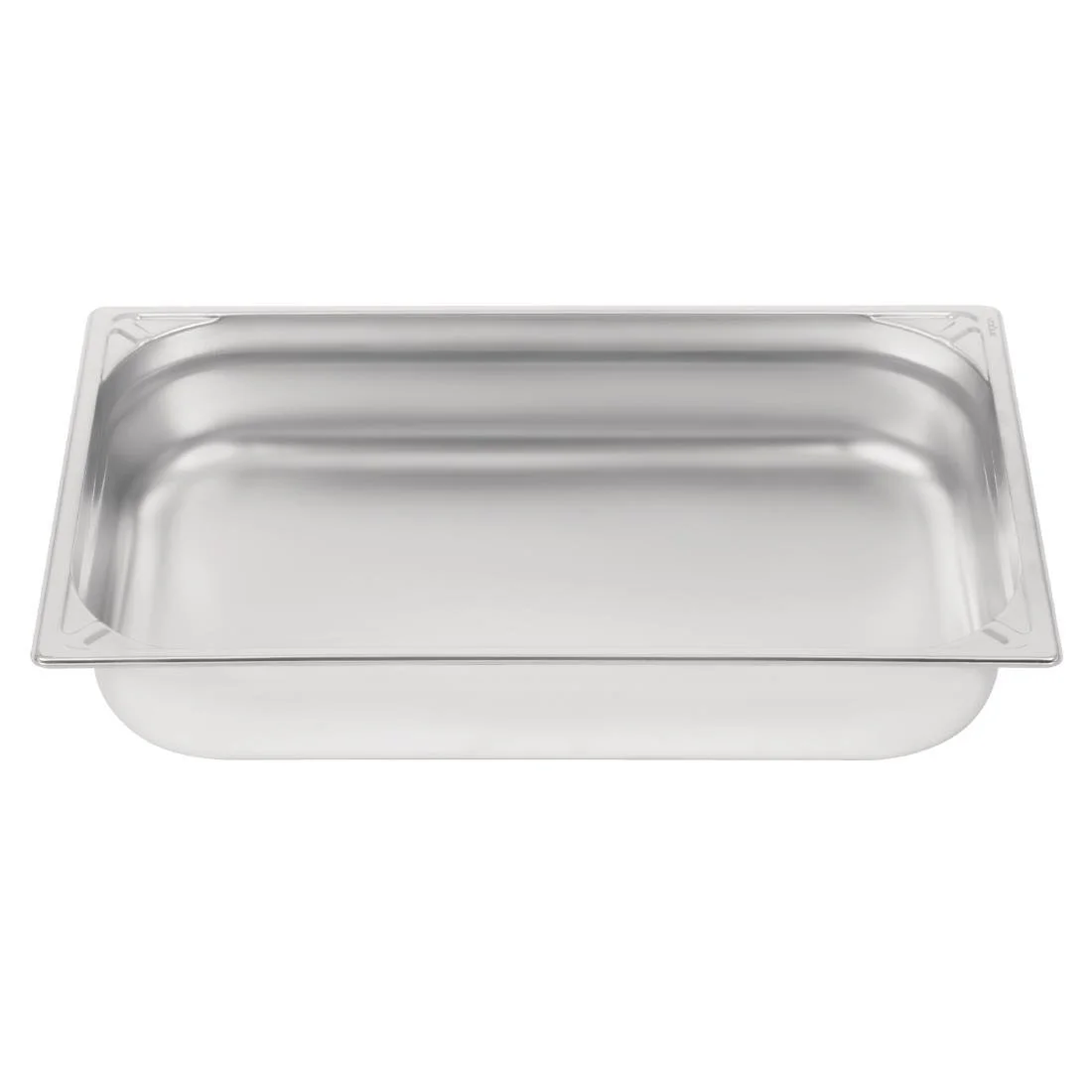 Vogue Heavy Duty Stainless Steel 1/1 Gastronorm Tray 100mm - Image 2