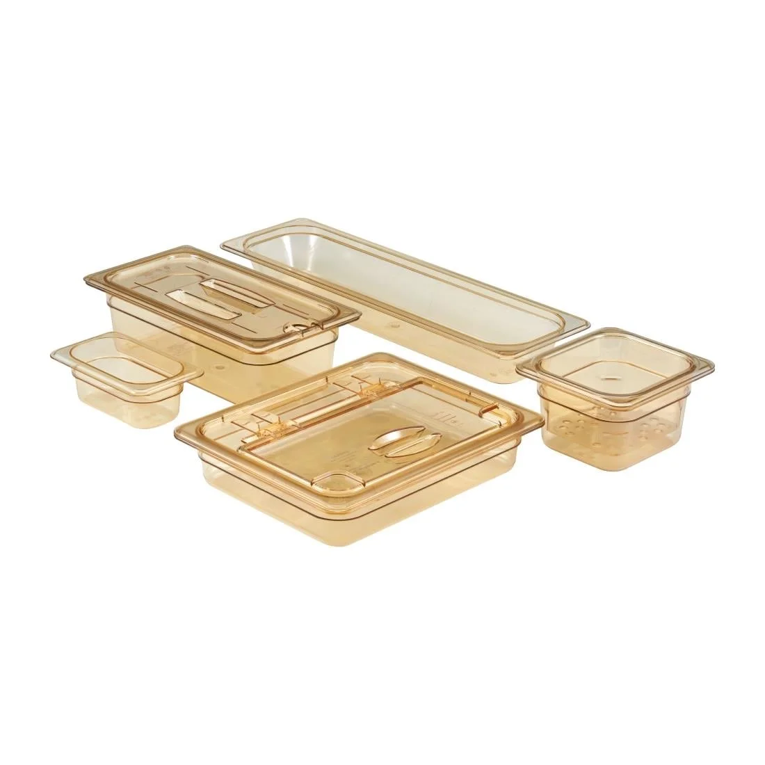 Cambro High Heat Polycarbonate 1/1 Gastronorm Tray 100mm - Image 2