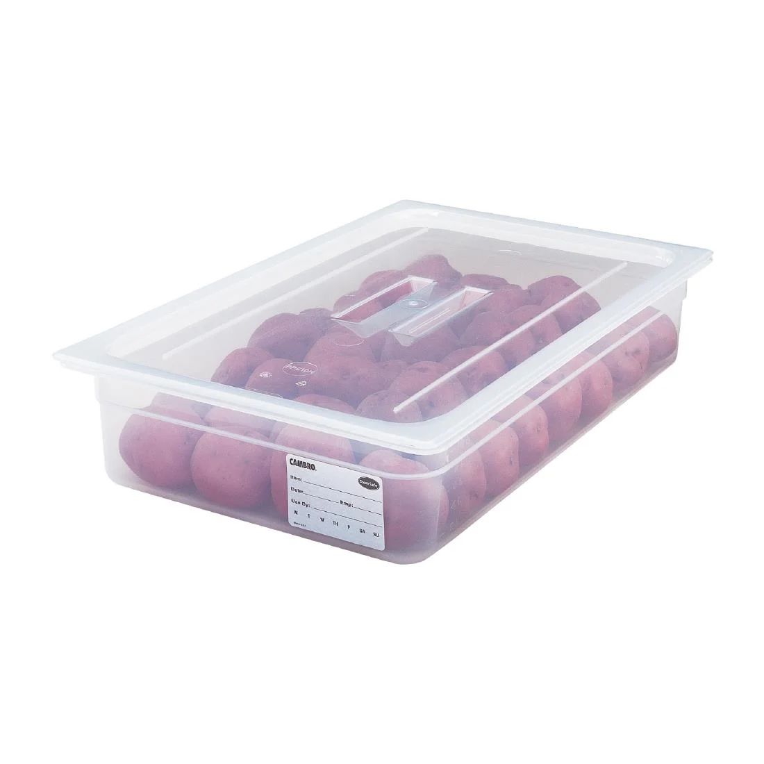 Cambro Polypropylene 1/1 Gastronorm Food Tray 100mm - Image 3