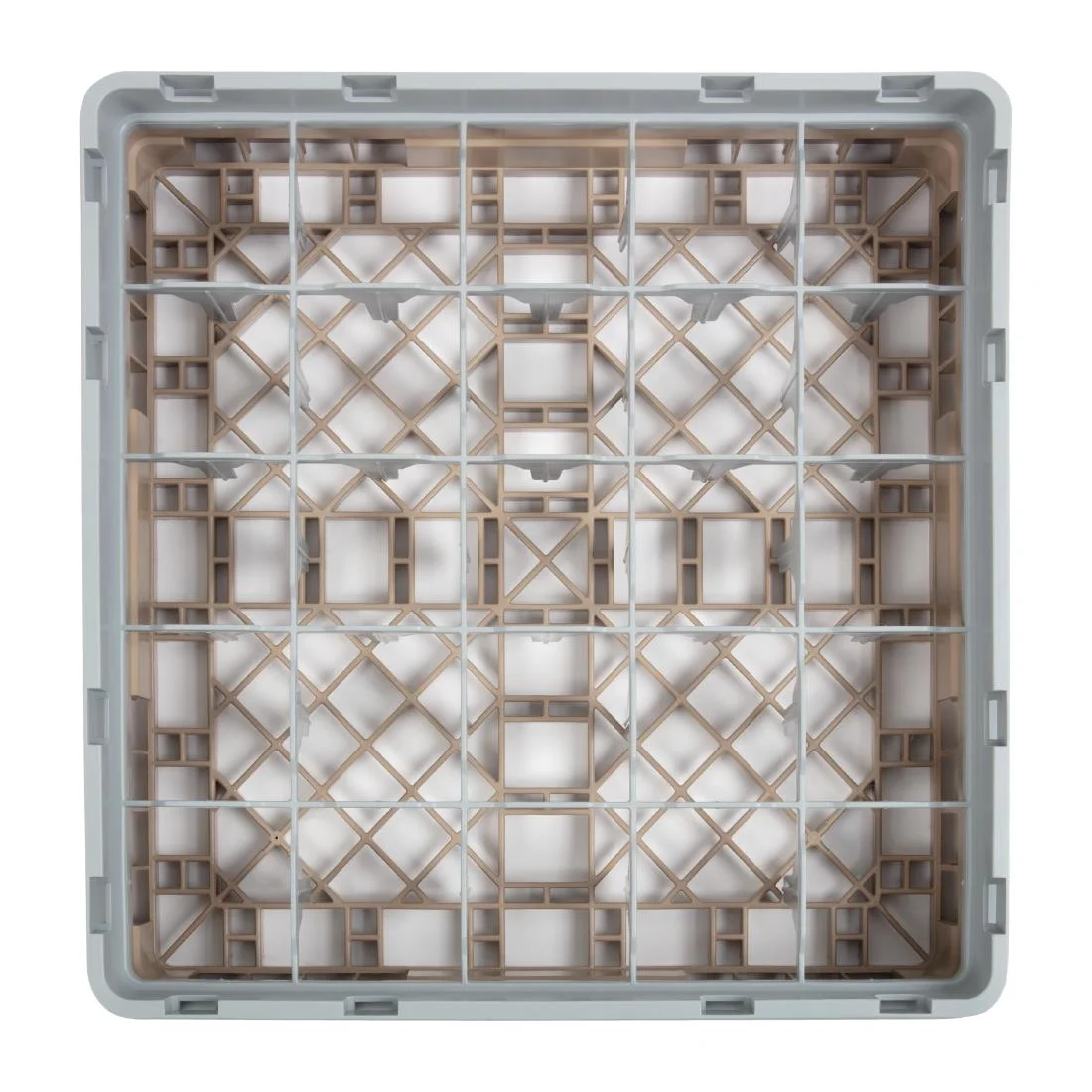 Cambro Camrack Beige 25 Compartments Max Glass Height 92mm - Image 4