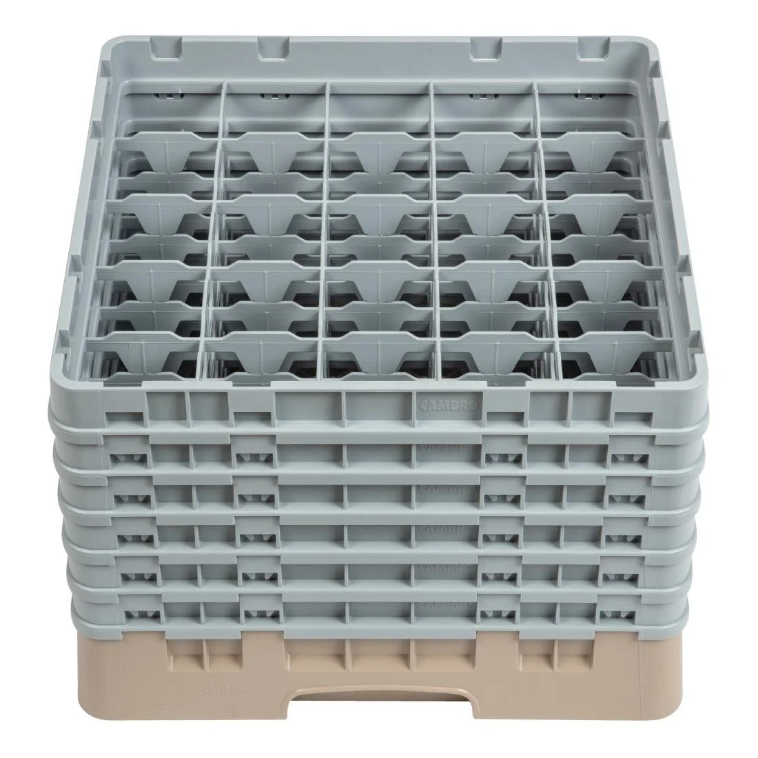 Cambro Camrack Beige 25 Compartments Max Glass Height 298mm - Image 2