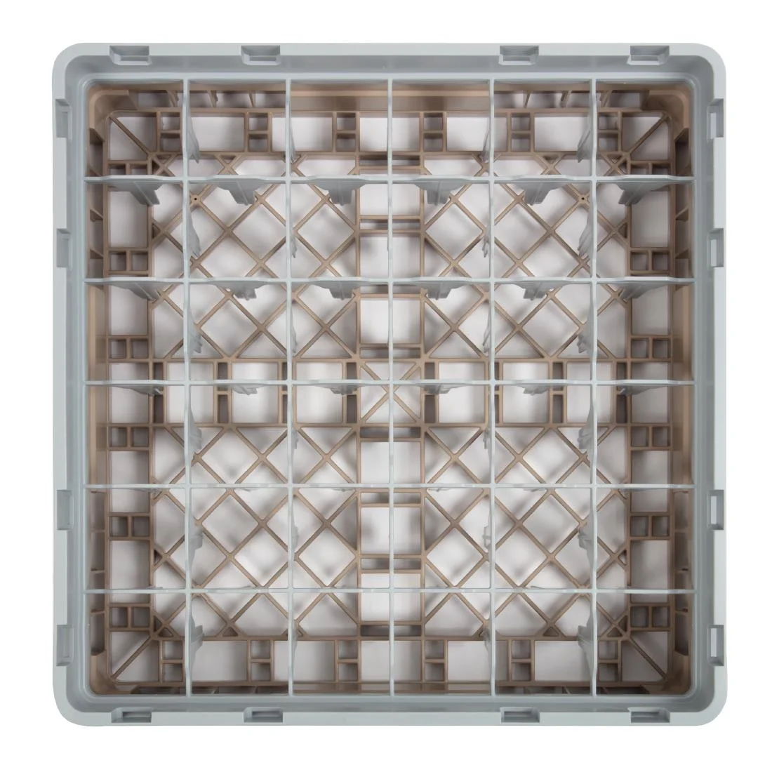 Cambro Camrack Beige 36 Compartments Max Glass Height 92mm - Image 4