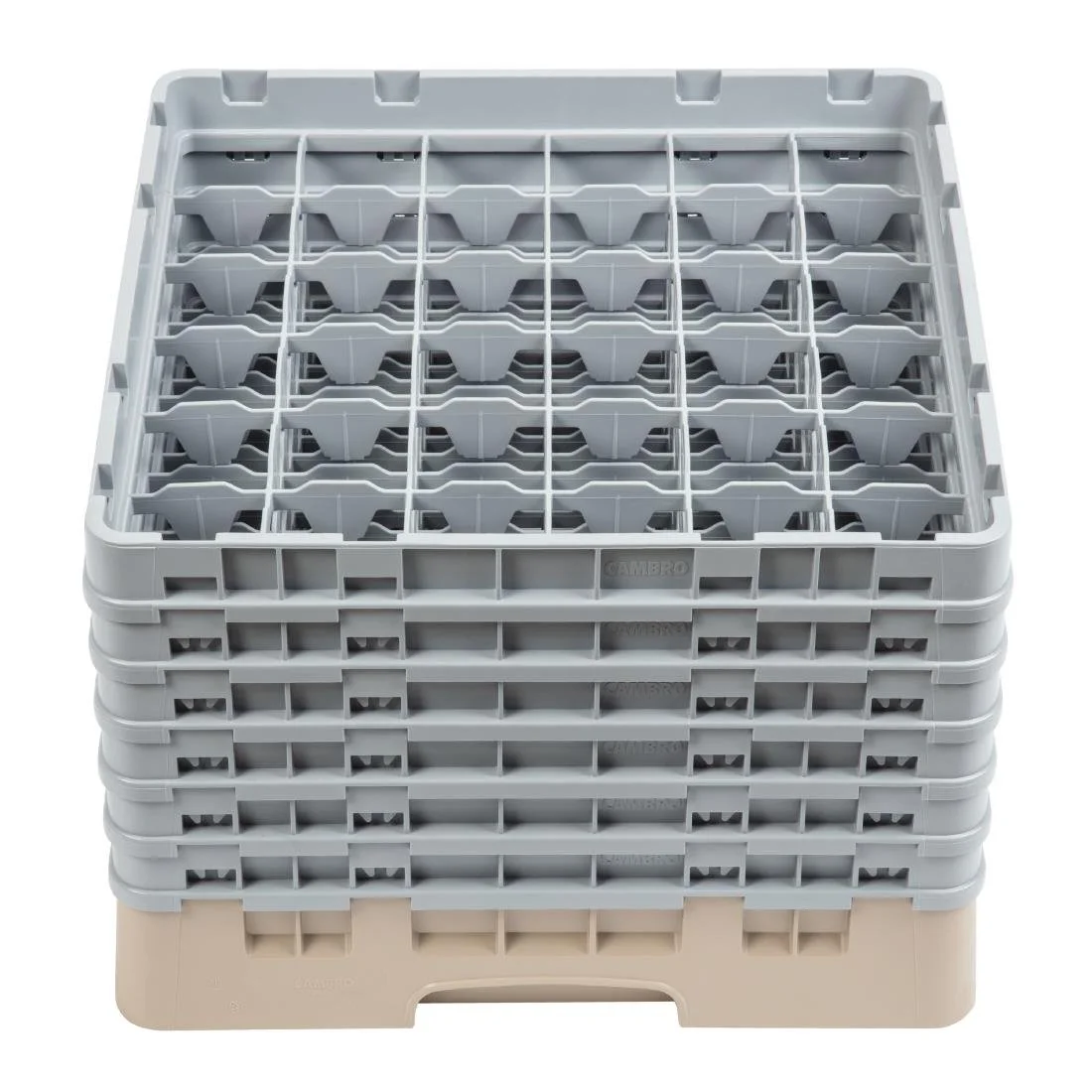 Cambro Camrack Beige 36 Compartments Max Glass Height 298mm - Image 2