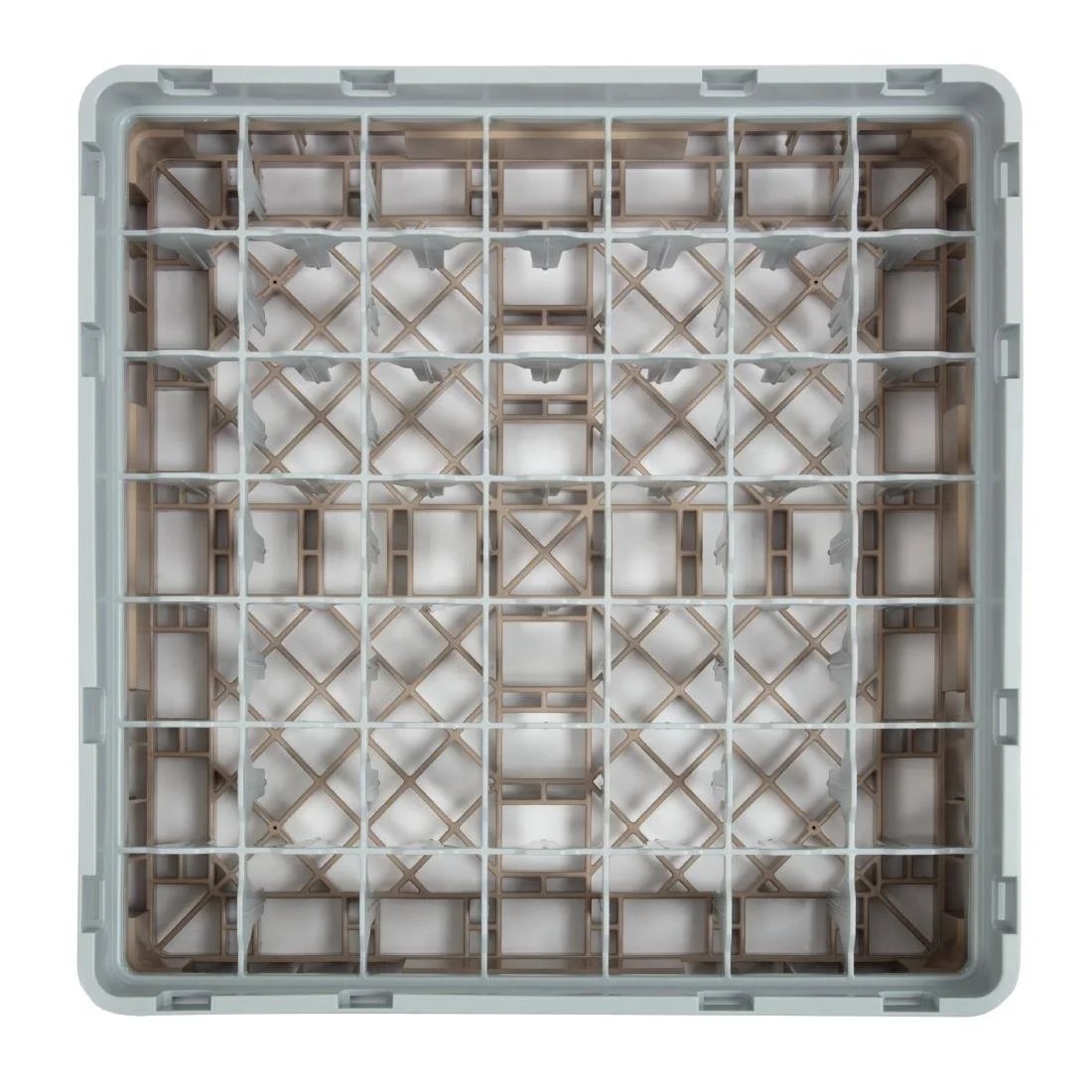 Cambro Camrack Beige 49 Compartments Max Glass Height 92mm - Image 4