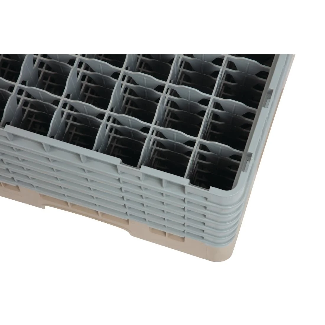 Cambro Camrack Beige 49 Compartments Max Glass Height 298mm - Image 3