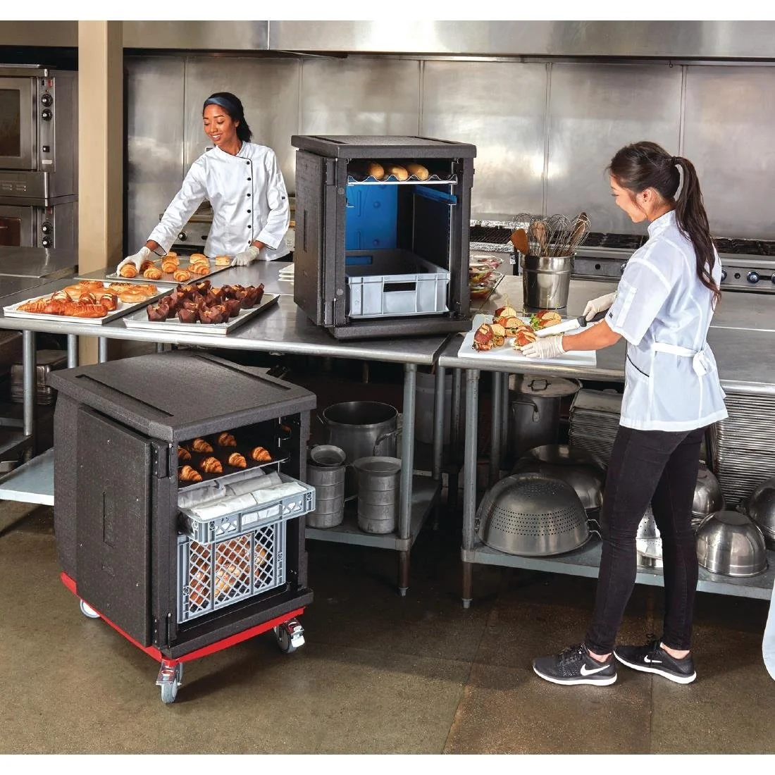 Cambro EPP Insulated Top Loading Food Pan Carrier Adjustable Rails 155Ltr - Image 3