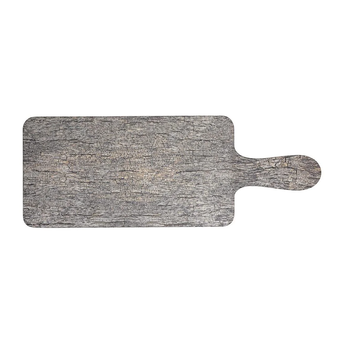 Churchill Alchemy Buffet Handled Melamine Paddle Boards Distressed Wood 266mm (4 Pack)