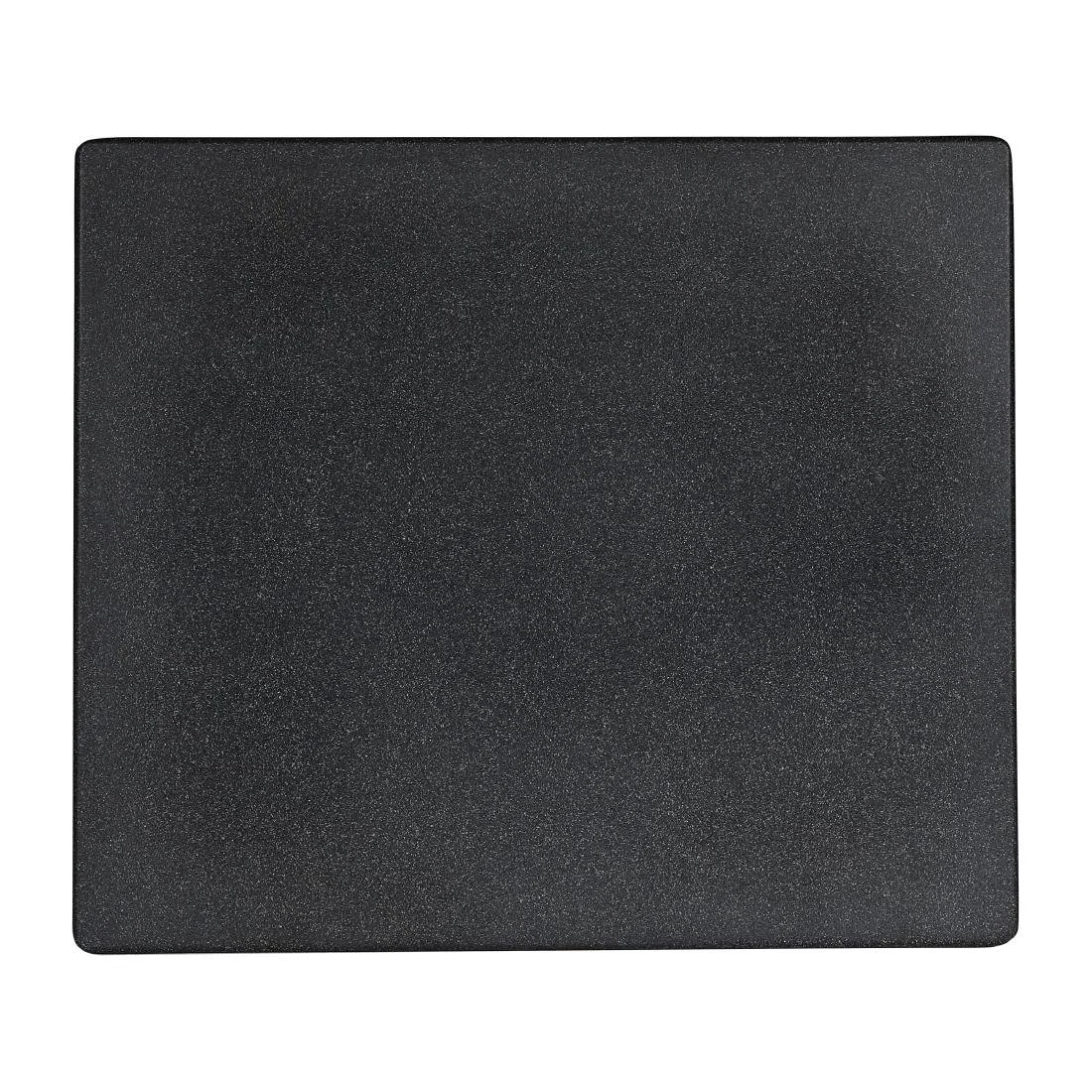 Churchill Alchemy Buffet Rectangular Melamine Tiles Black 258mm (6 Pack) - Image 1