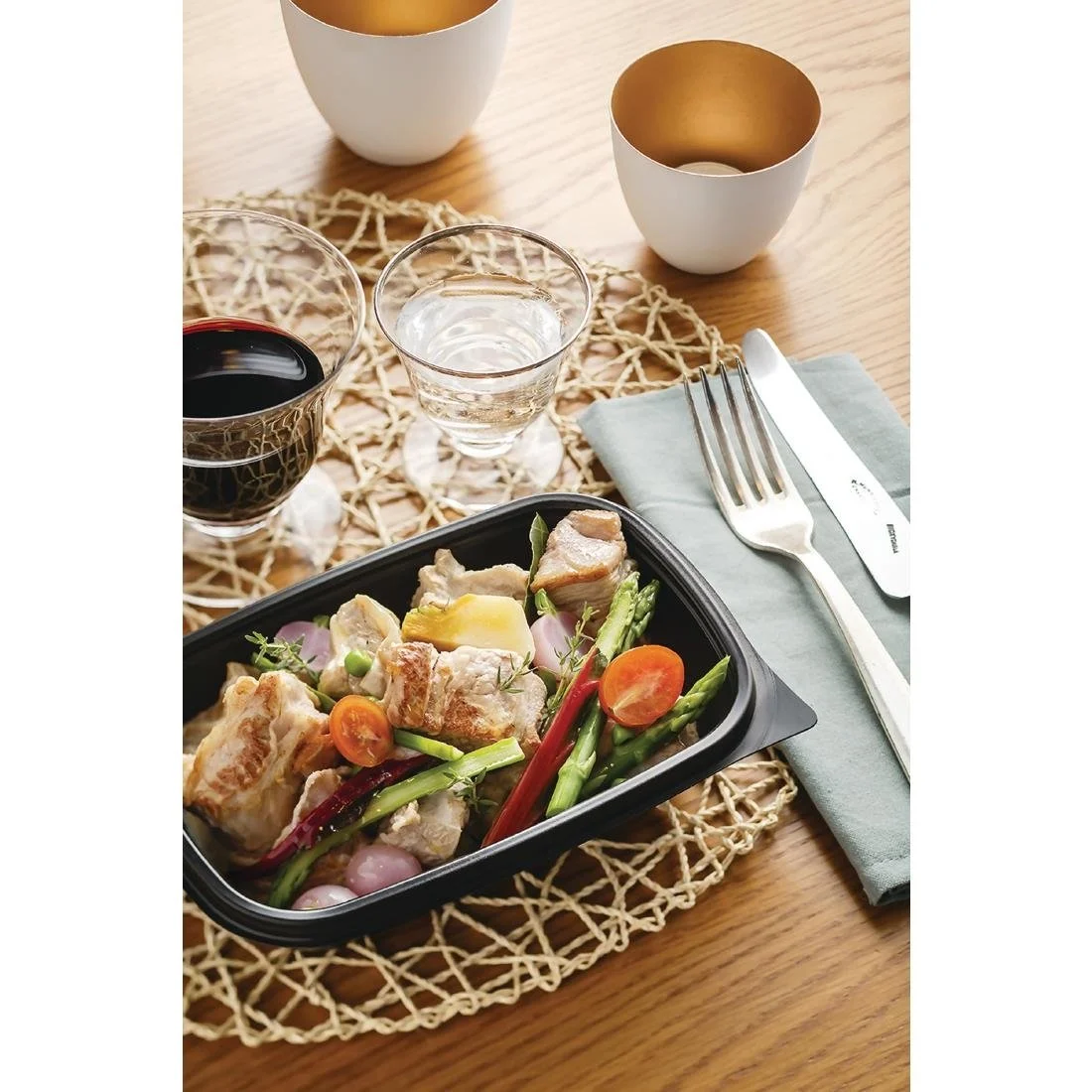 Fastpac Small Rectangular Food Containers 500ml (300 Pack) - Image 3