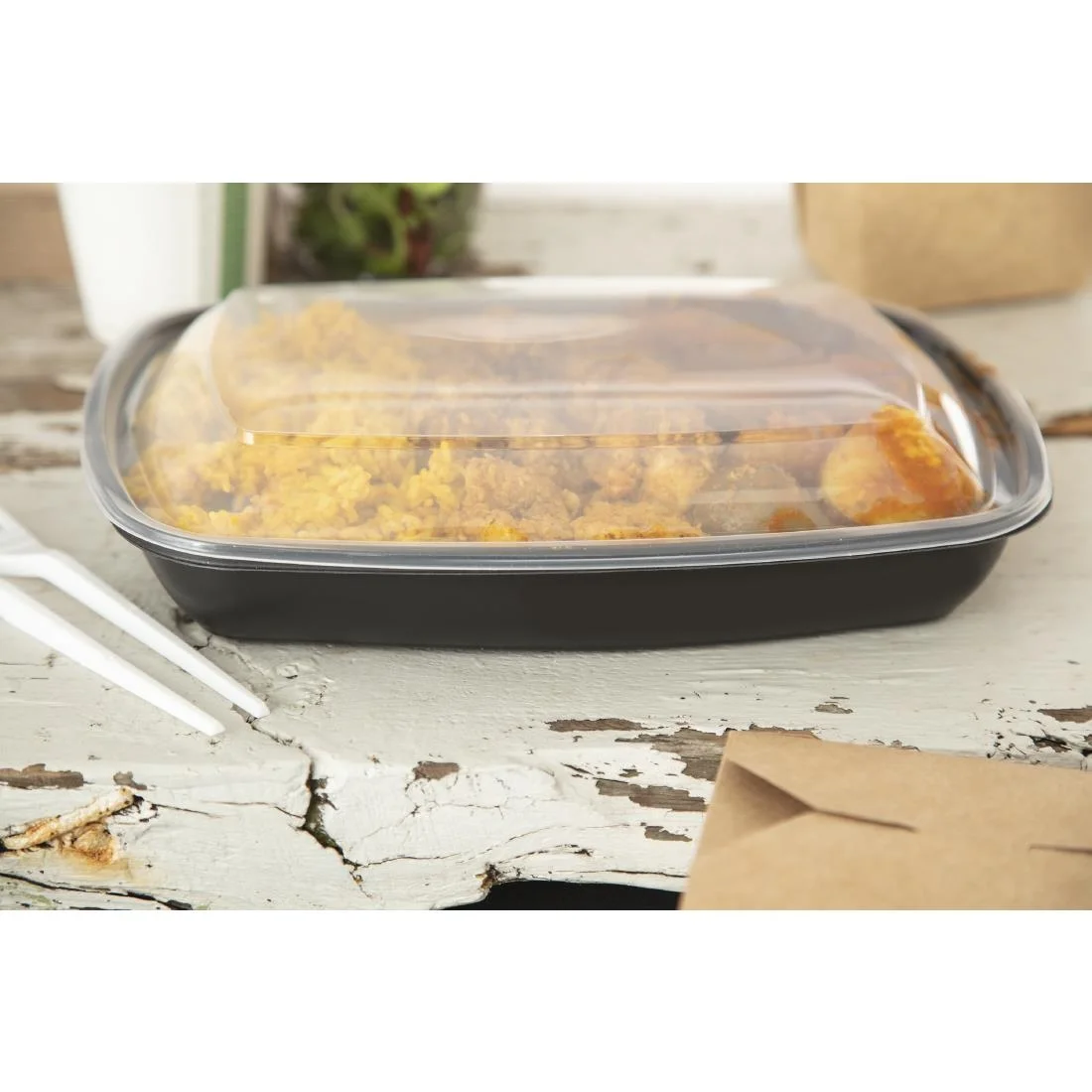 Fastpac Large Rectangular Food Containers 1350ml (Pack of 150) - Image 6