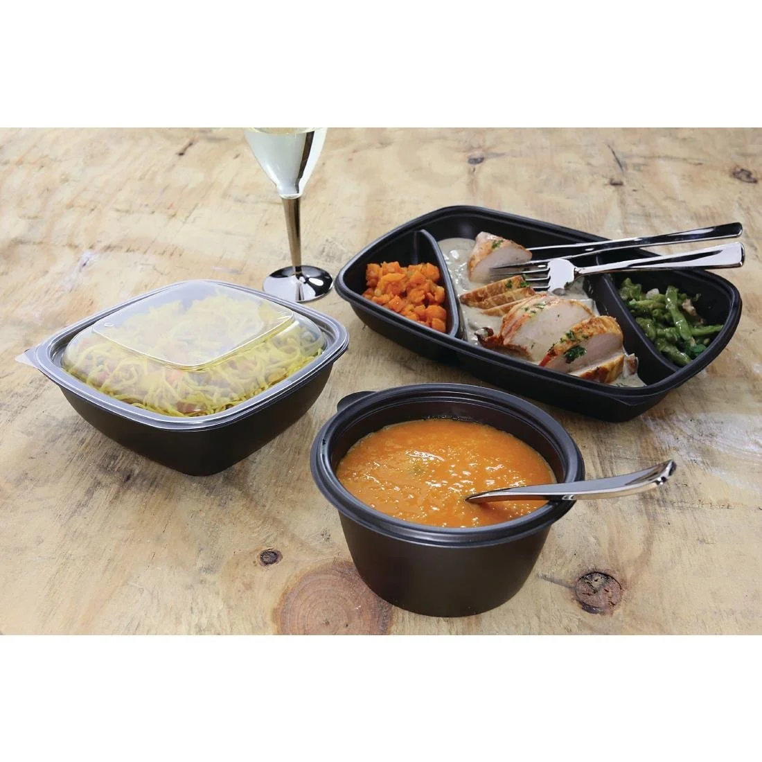 Fastpac Small Round Food Containers 375ml (500 Pack) - Image 3