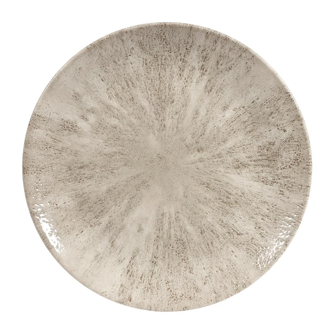 Churchill Studio Prints Stone Coupe Plates Agate Grey 260mm (12 Pack)