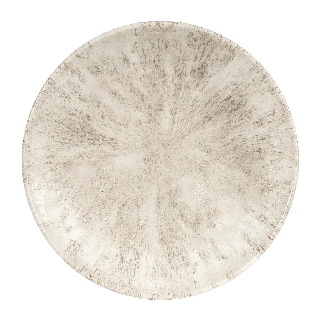 Churchill Studio Prints Stone Coupe Plates Agate Grey 165mm (12 Pack)
